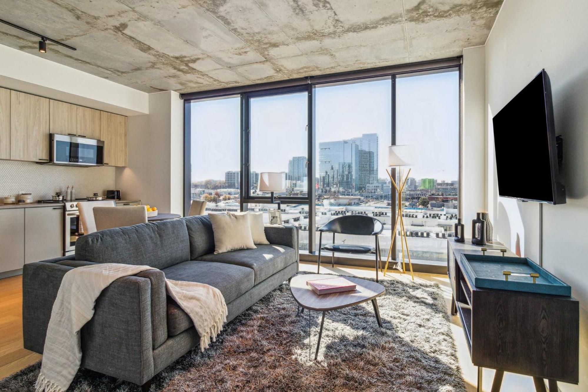 Contemporary City Living Apartments In Nashville Exterior foto